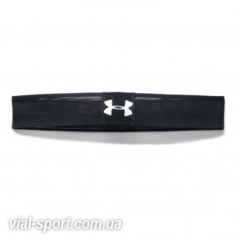 Пов'язка на голову Under ArmourUA Mesh Headband 1291022-001 чорна