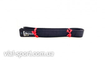 Пояс шовковий arawaza black belt natural silk