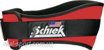 Пояс для фітнесу та бодібілдингу SCHIEK Lifting Belt 2006 червоний