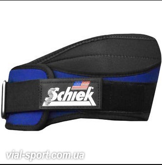 Пояс для фітнесу та бодібілдингу SCHIEK Lifting Belt 2006 синій