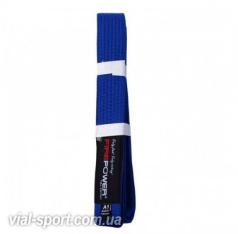 Пояс для кімоно FIREPOWER Light BJJ Belt Blue