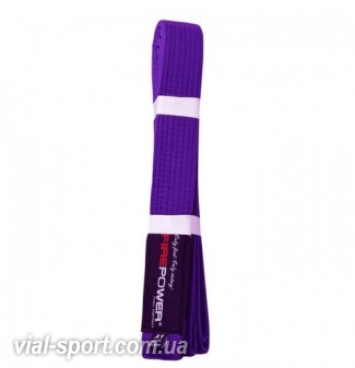 Пояс для кімоно FIREPOWER NEW BJJ Belt Purple