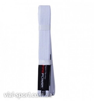 Пояс для кімоно FIREPOWER NEW BJJ Belt White