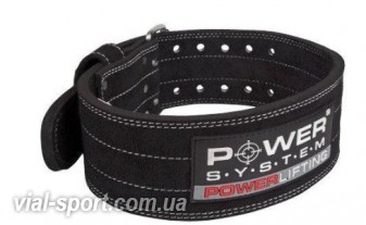 Пояс для пауерліфтингу Power System Power Lifting PS-3800 Black