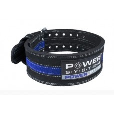 Пояс для пауерліфтингу Power System power Lifting PS-3800 Black / Blue Line