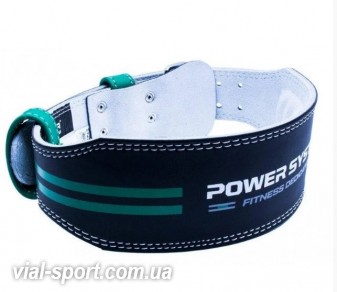 Пояс для важкої атлетики Power System dedication ps-3260 black / green s