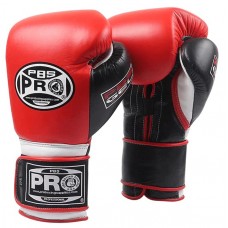 Професійні боксерські рукавички PRO BOXING PRO SERIES GEL VELCRO GLOVES червоні