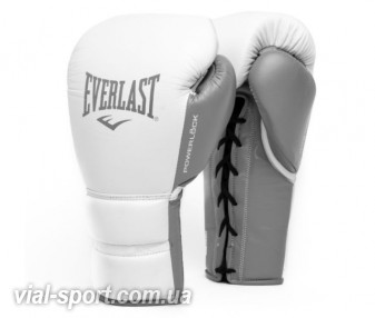 Професійні рукавички EVERLAST Powerlock-2 Pro Fight Gloves білий