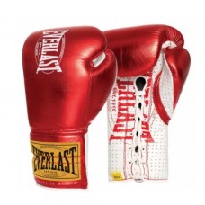 Професійні рукавички EVERLAST 1910 Pro Fight Metallic червоний