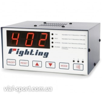 Професійний спортивний таймер FIGHTING SPORTS INFINITY TIMER Білий / металік FSTGT