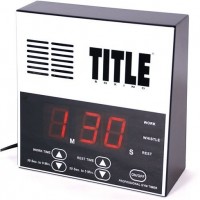 Професійний таймер title PROFESSIONAL gym TIMER білий / чорний TPGT