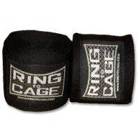 Бинти Мексиканські RING TO CAGE Handwraps Mexican Style Stretchable 180 " 457см RC60 Black