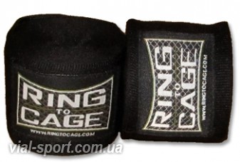 Бинти Мексиканські RING TO CAGE Handwraps Mexican Style Stretchable 180 " 457см RC60 Black