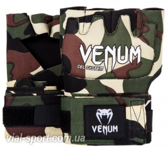 Гелеві бинти Venum Gel Kontact Glove Wraps Camo