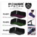 Еспандер для пілатесу power system ps-4091 booty band lvl 1 black / pink