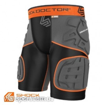 Захисні шорти SHOCK DOCTOR Ultra Shockskin 5-Pad Extended Thigh