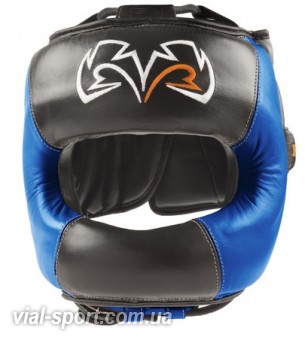 Боксерський шолом RIVAL RHGFS1 Face-Saver Boxing Headgear black-blue