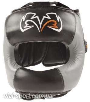 Боксерський шолом RIVAL RHGFS1 Face-Saver Boxing Headgear black-gray