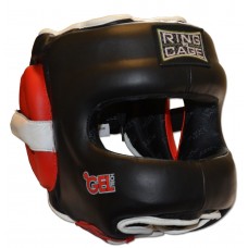 Боксерський шолом з бампером RING TO CAGE Deluxe Full Face GelTech Sparring Headgear 2.0 RC50FS2 black