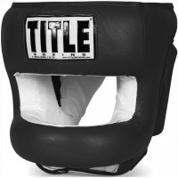 Боксерський шолом TITLE Boxing Face Protector black
