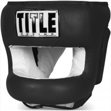 Боксерський шолом TITLE Boxing Face Protector black