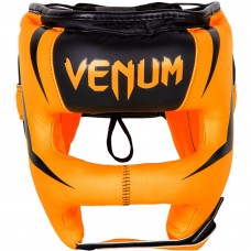 Боксерський шолом Venum Elite Iron Headgear Fluo Orange