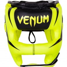 Боксерський шолом Venum Elite Iron Headgear Neo Yellow