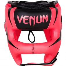 Боксерський шолом Venum Venum Elite Iron Headgear Pink