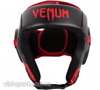 Шолом Venum Challenger Open Face Headgear Black / Red