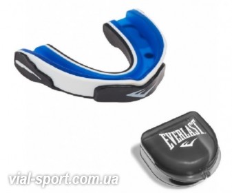 Капа EVERLAST Evergel Mouthguard blue / black доросла