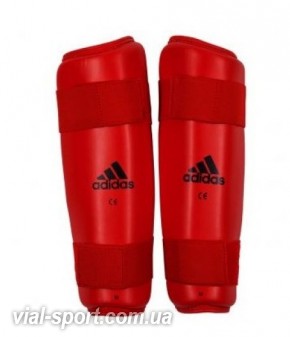 Захист гомілки поліуретан adidas. Колір червоний.
