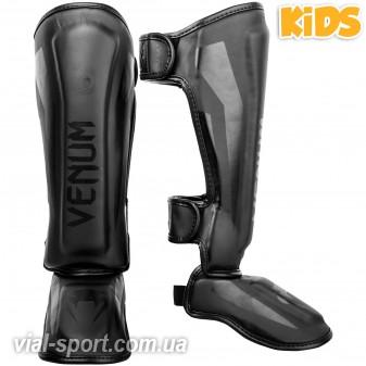 Захист гомілки для дітей Venum Elite Standup Shinguards Matte Black