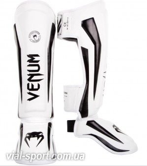 Захист гомілки Venum Elite Standup Shinguards White Black