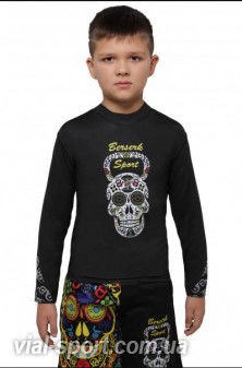 Рашгард BERSERK CROSS SKULL KIDS black