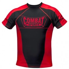 Рашгард Combat Sports rash guard-red / black