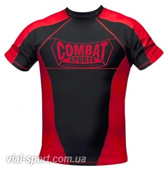 Рашгард Combat Sports rash guard-red / black