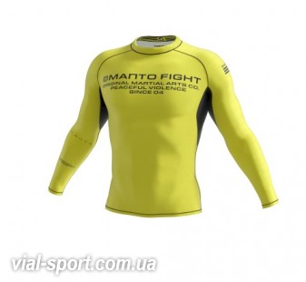 Рашгард MANTO Long Sleeve Rashguard Future Yellow