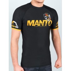 Рашгард Manto short sleeve rashguard kickass black