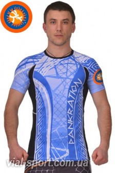 Рашгард Pankration Berserk 3D Approved UWW blue