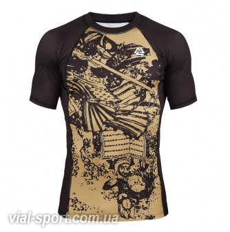 Рашгард Peresvit Hokusai short sleeve sand