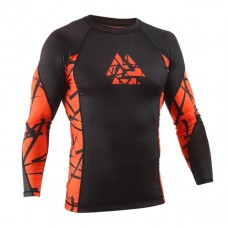 Рашгард Peresvit Rival rashguard riffle orange longsleeve