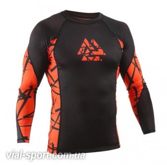 Рашгард Peresvit Rival rashguard riffle orange longsleeve