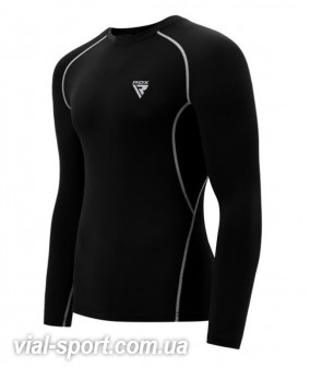 Рашгард з довгим рукавом RDX lycra black