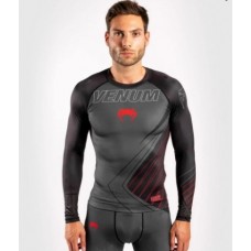 Рашгард з довгим рукавом Venum Contender 5.0 Rashguard Black Red