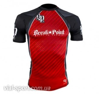 Рашгард з коротким рукавом Break Point New Rash Guard Red 