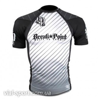 Рашгард з коротким рукавом Break Point New Rash Guard White