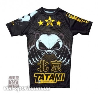 Рашгард з коротким рукавом TATAMI Chinese Panda 2013 Rash Guard