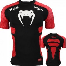 Рашгард Venum Absolute Short Sleeves Black Red