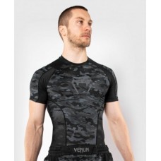 Рашгард Venum Defender Rashguard Short Sleeves Dark Camo