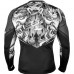 Рашгард Venum Devil Rashguard Long Sleeves White Black